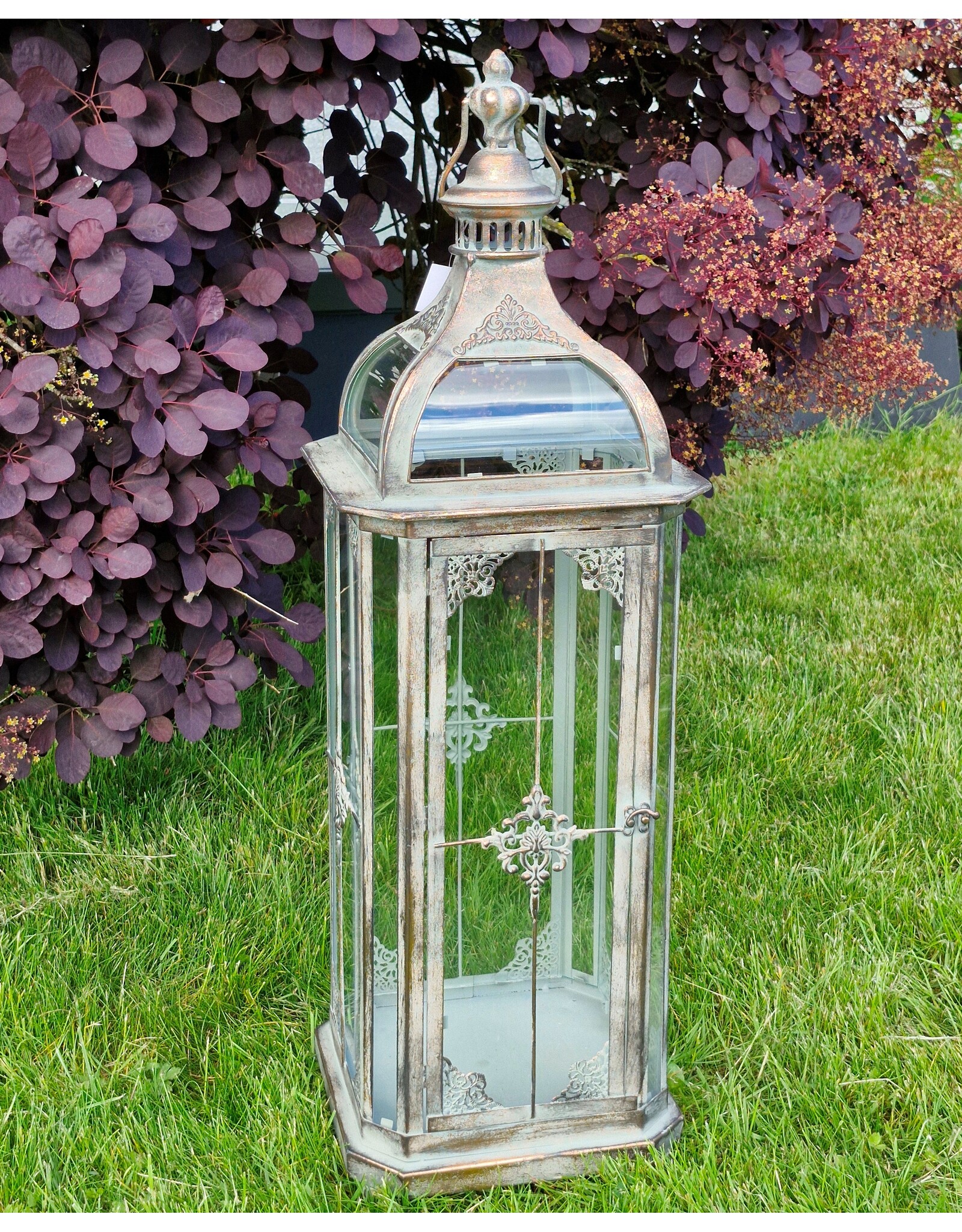 JB Miscellaneous - Tin Lantern Baroque style 82cm