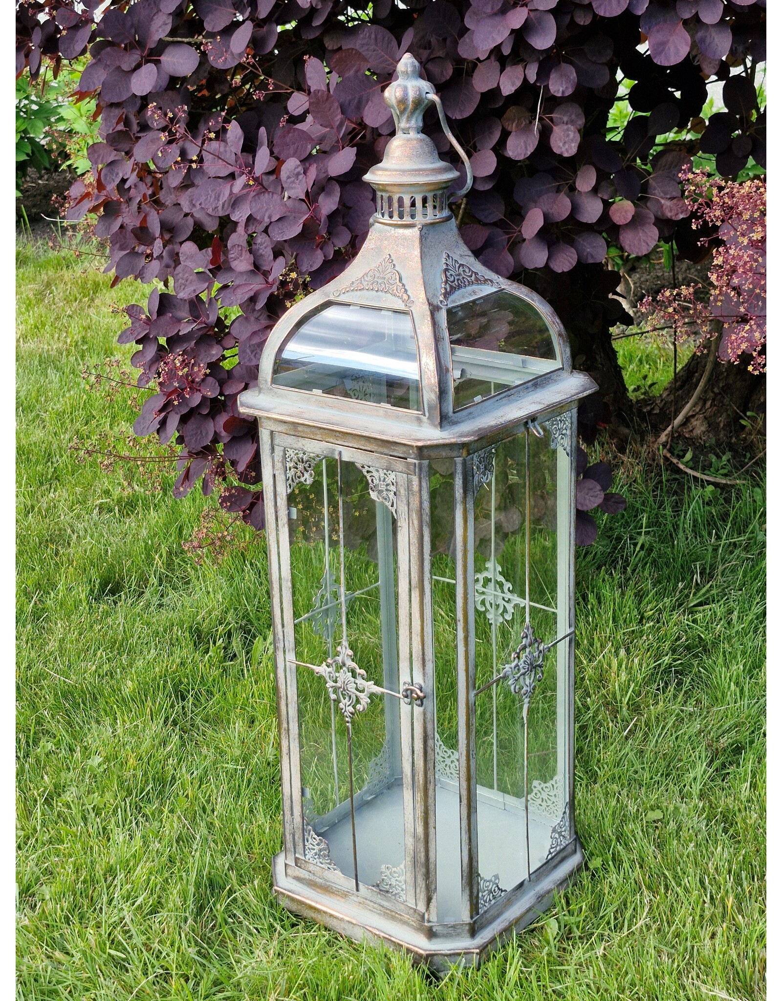 JB Miscellaneous - Tin Lantern Baroque style 82cm