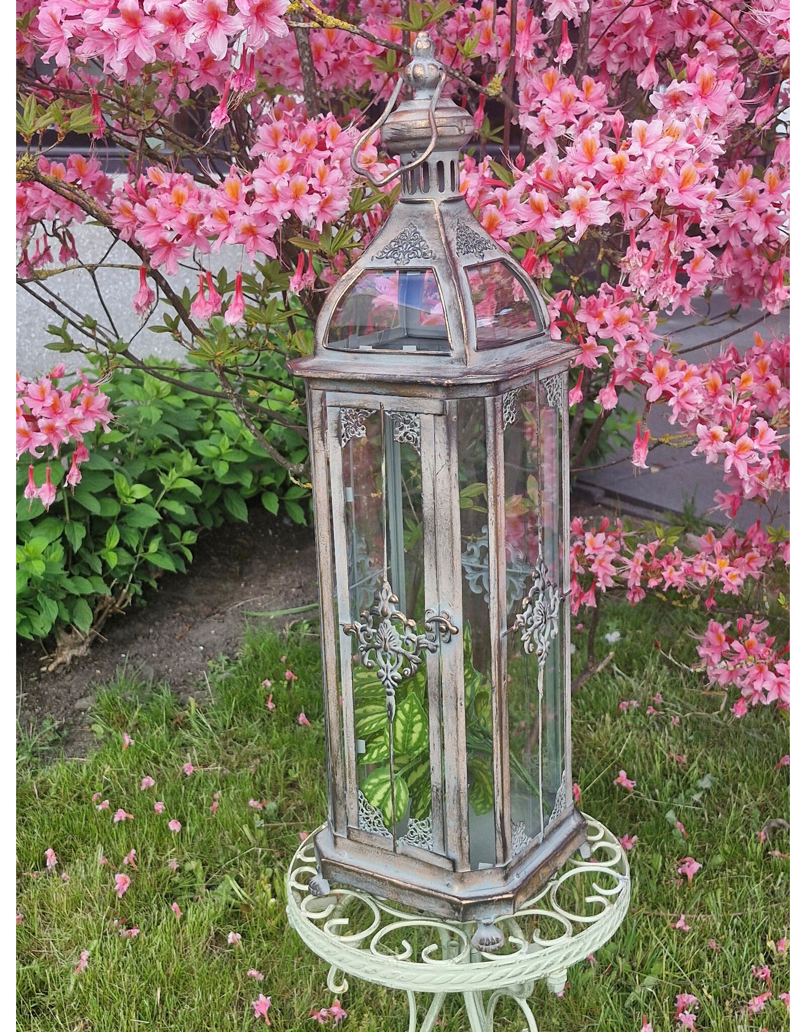 Trukado Miscellaneous - Tin Lantern Baroque style 61cm