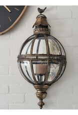 JB Miscellaneous - Wand Lantaarn Halve Bol met Spiegel