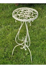 Trukado Miscellaneous - IJzeren Vintage Plantentafeltje vintage wit-goud