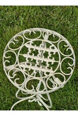 Trukado Miscellaneous - IJzeren Vintage Plantentafeltje vintage wit-goud
