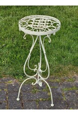 Trukado Miscellaneous - IJzeren Vintage Plantentafeltje vintage wit-goud