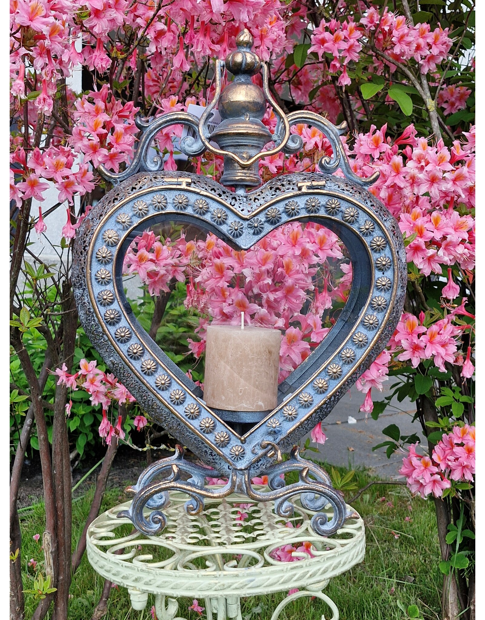 JB Miscellaneous - Hartvormige Lantaarn  staand en hangend 46,3cm