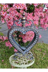 JB Miscellaneous - Heart-shaped lantern – standing and hanging46.3cm
