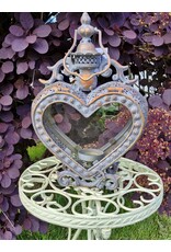 JB Miscellaneous - Heart-shaped lantern – standing and hanging, 27.8cm