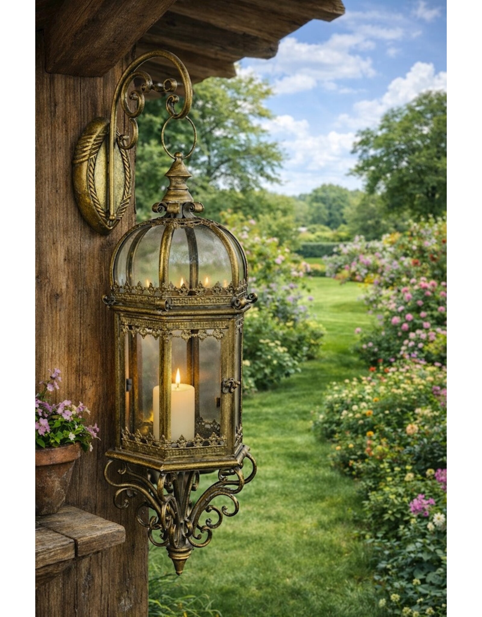 JB Miscellaneous - Wandlantaarn Rococo stijl 70,6cm