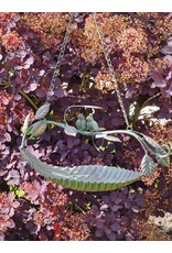 SH Miscellaneous - Bird Bath / Feeding Bowl - Leaf with Birds