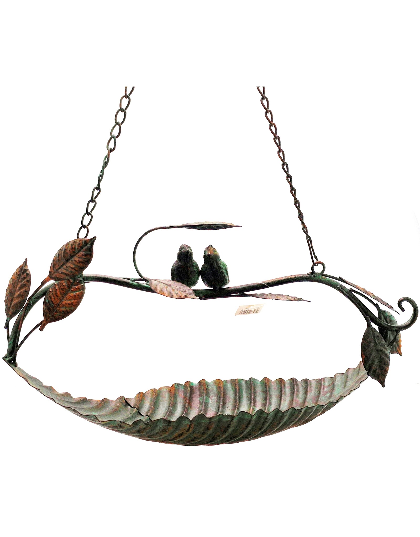 SH Miscellaneous - Bird Bath / Feeding Bowl - Leaf with Birds