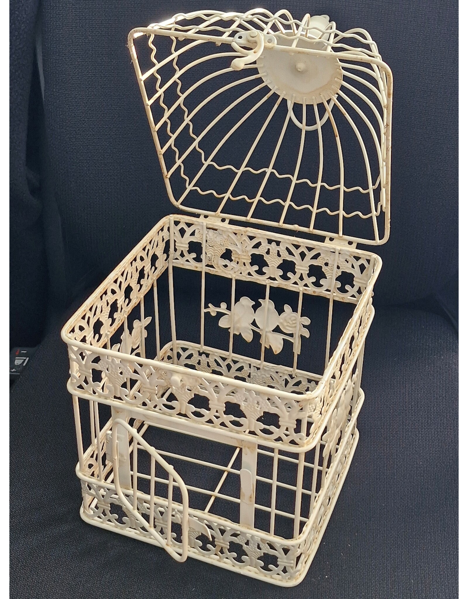 Trukado Miscellaneous - Brocante Metalen Vogelkooi - Set van 2