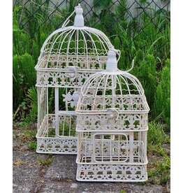 Trukado Brocante Metal Birdcage large - Set of 2