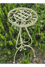 Trukado Miscellaneous - IJzeren Vintage Plantentafeltje vintage wit-goud