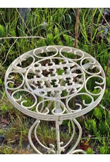 Trukado Miscellaneous - IJzeren Vintage Plantentafeltje vintage wit-goud