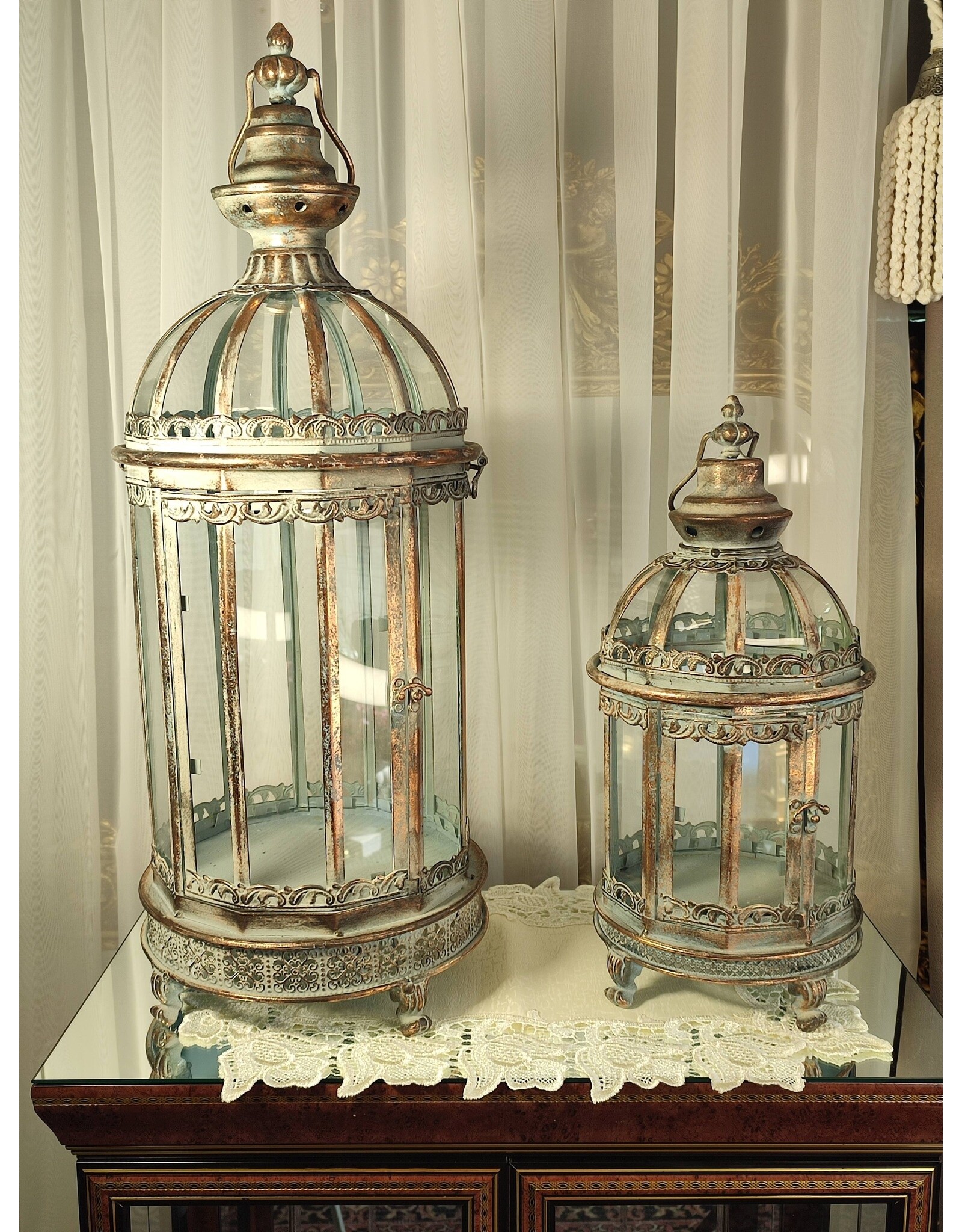 Trukado Miscellaneous - A Pair of Tin Lanterns Renaissance
