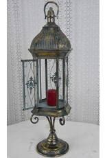 Trukado Miscellaneous - Tinnen Lantaarn Rococo Stijl 86,5cm