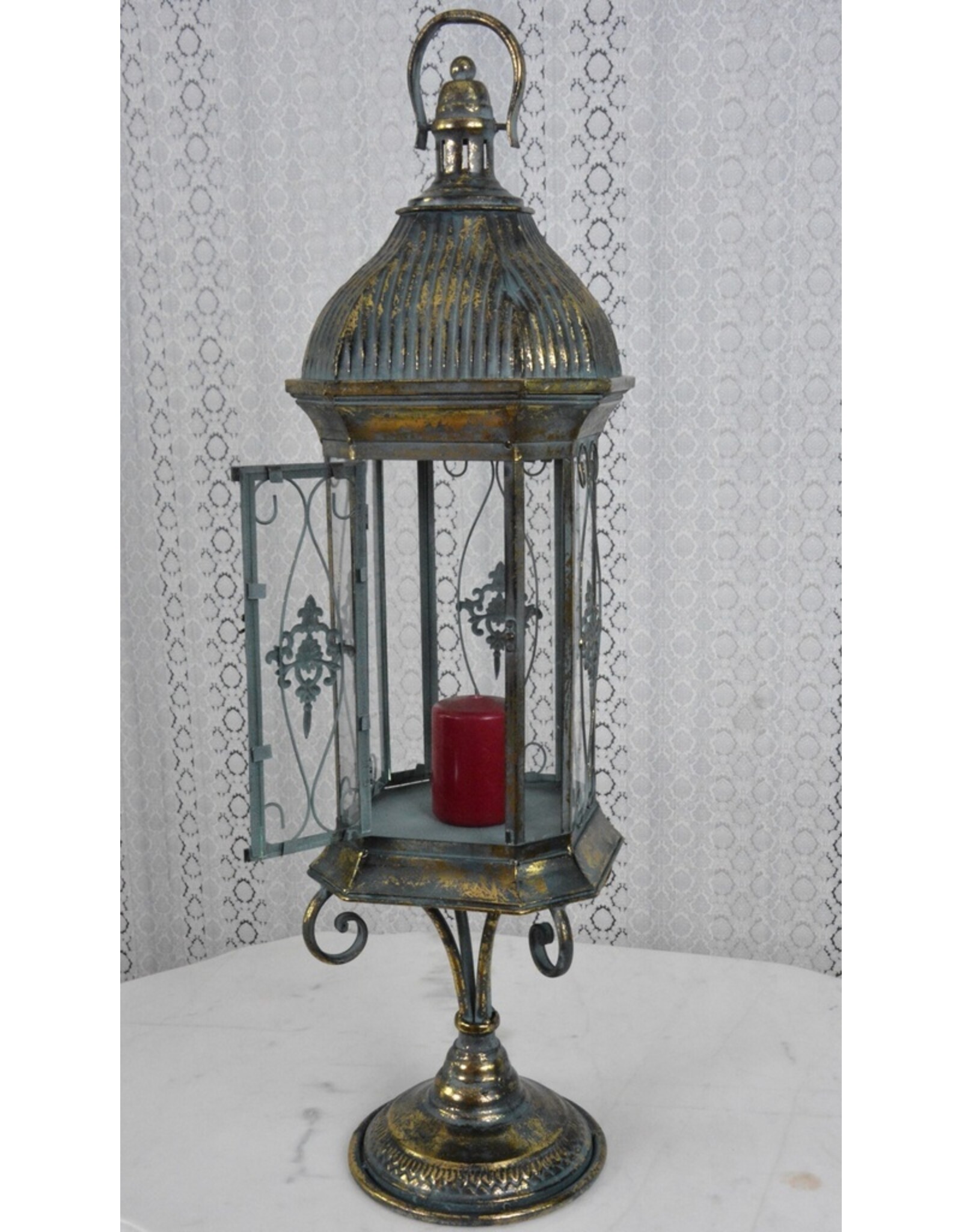 Trukado Miscellaneous - Tin Lantern Rococo Style 86.5cm