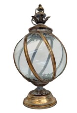 Trukado Miscellaneous - Lantern Glass Globe on Foot Victorian Style