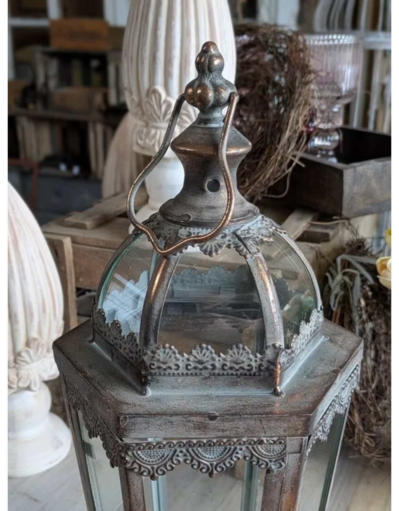 Trukado Miscellaneous - Hexagonal Victorian Lantern 45,4 cm standing/Hanging