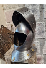 Trukado Miscellaneous - Middeleeuwse Ridderhelm Draagbare metalen replica