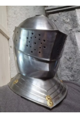 Trukado Miscellaneous - Middeleeuwse Ridderhelm Draagbare metalen replica