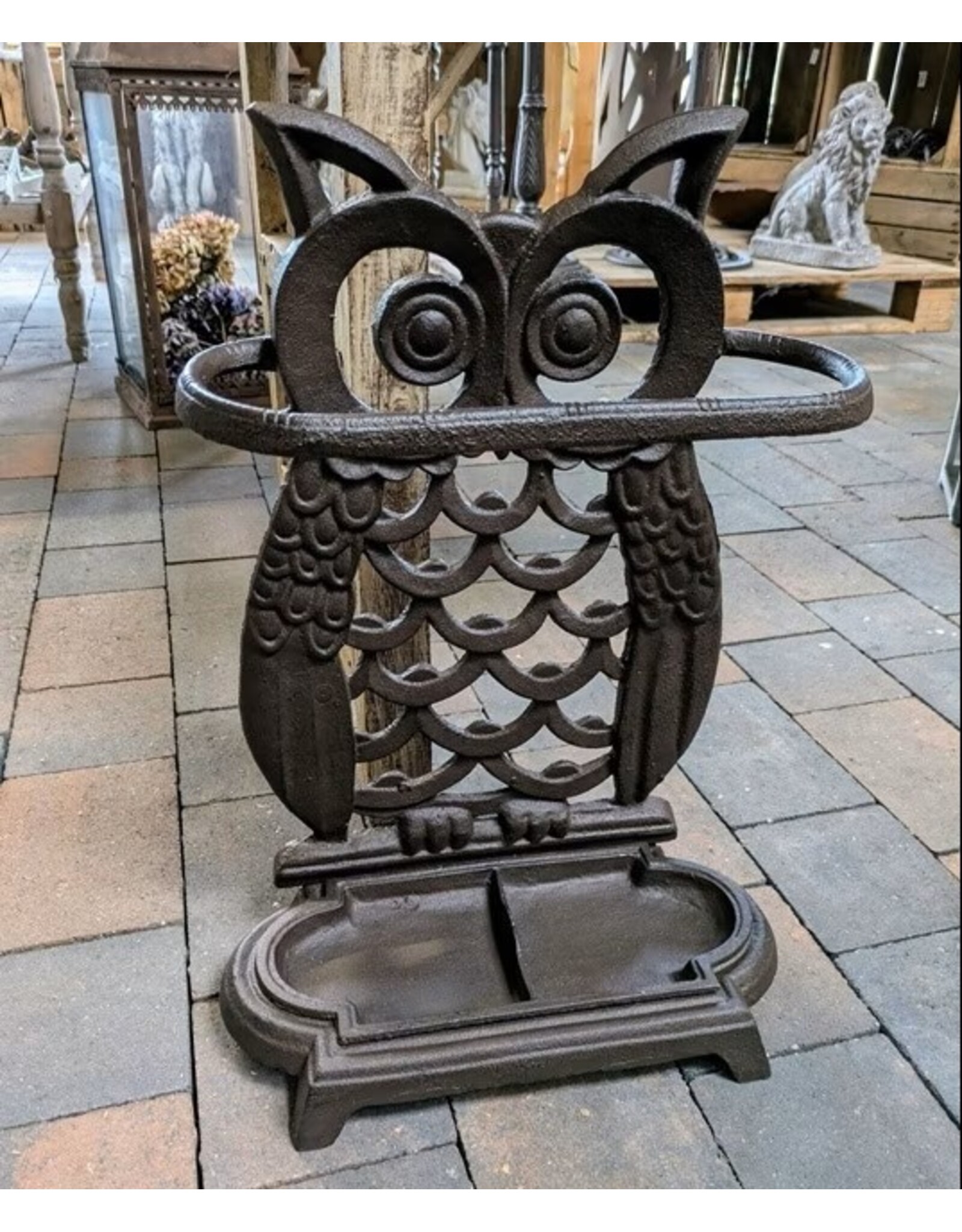 JB Miscellaneous - Cast iron Owl Umbrella Stand
