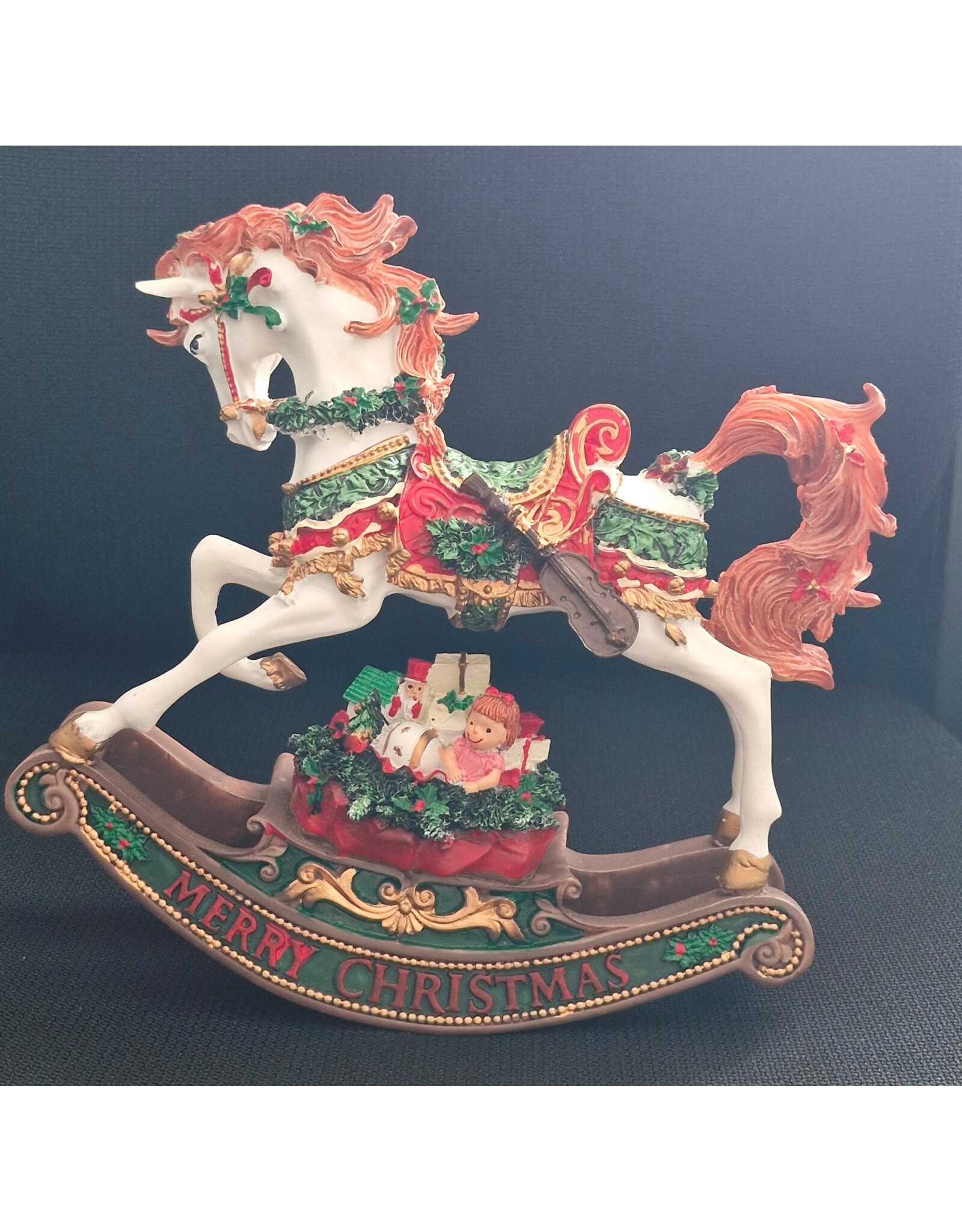 Trukado Giftware & Lifestyle - Vintage Christmas Horse Music Box