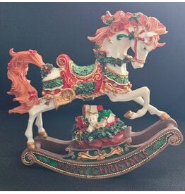Trukado Muziekdoos Vintage Kerstpaard Speeldoos