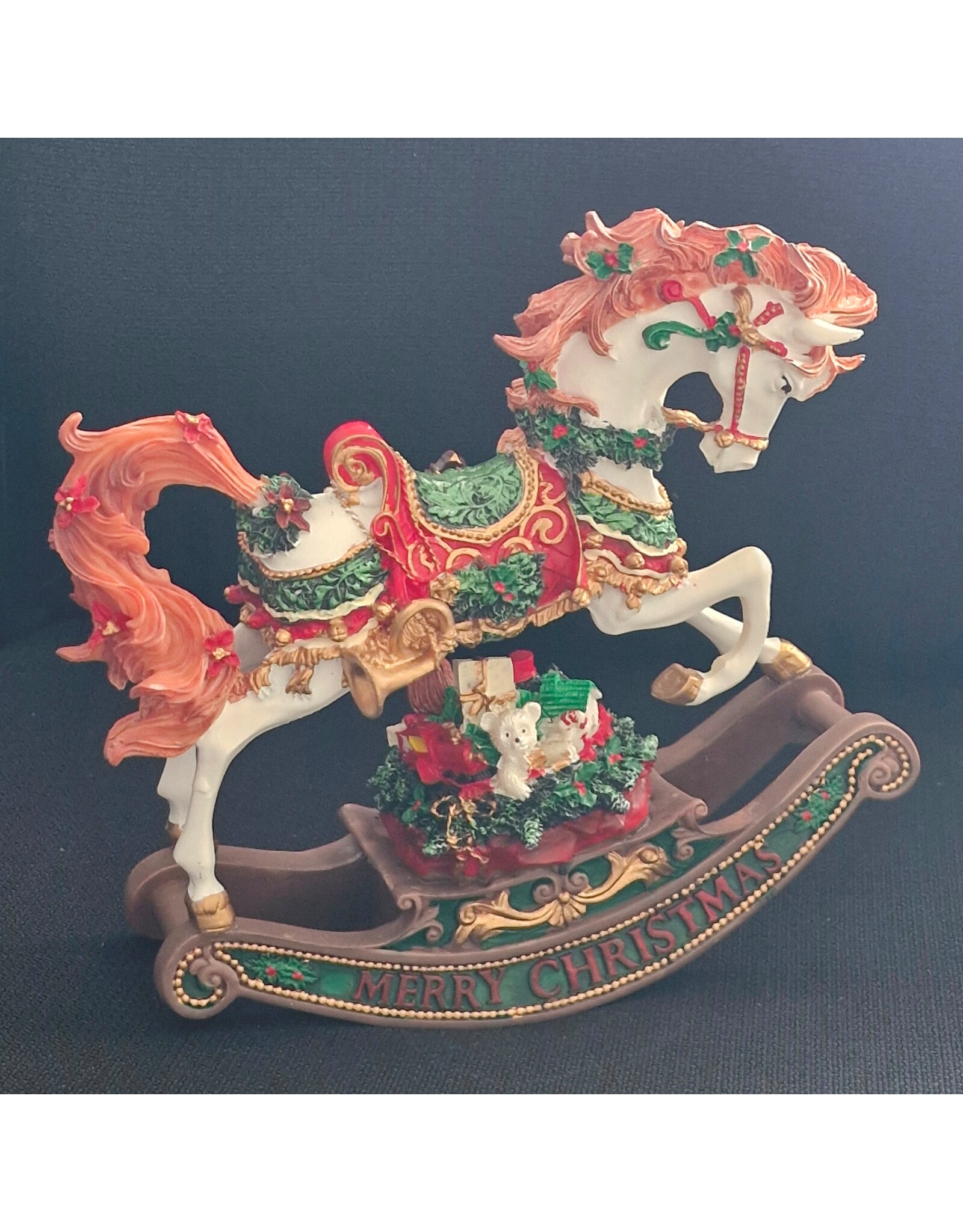 Trukado Giftware & Lifestyle - Vintage Christmas Horse Music Box