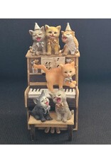 Trukado Giftware & Lifestyle - Muziekdoos Piano met Kittens Speeldoos
