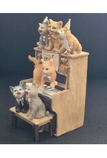Trukado Giftware & Lifestyle - Muziekdoos Piano met Kittens Speeldoos