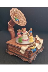 Trukado Giftware & Lifestyle - Muziekdoos Grammofoon met Dansende Beertjes