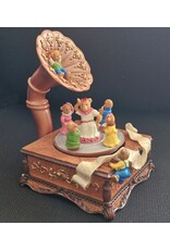 Trukado Giftware & Lifestyle - Gramophone Music Box with Dancing Bears