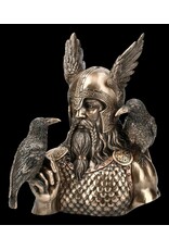 Veronese Design Giftware Figurines Collectables - Odin's Messengers - Odin bust 23cm