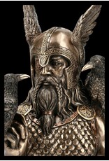 Veronese Design Giftware Figurines Collectables - Odin's Messengers - Odin bust 23cm