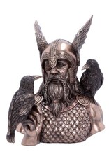 Veronese Design Giftware Beelden Collectables  - Odins Messengers - Odin buste 23cm