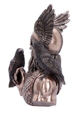 Veronese Design Giftware Figurines Collectables - Odin's Messengers - Odin bust 23cm