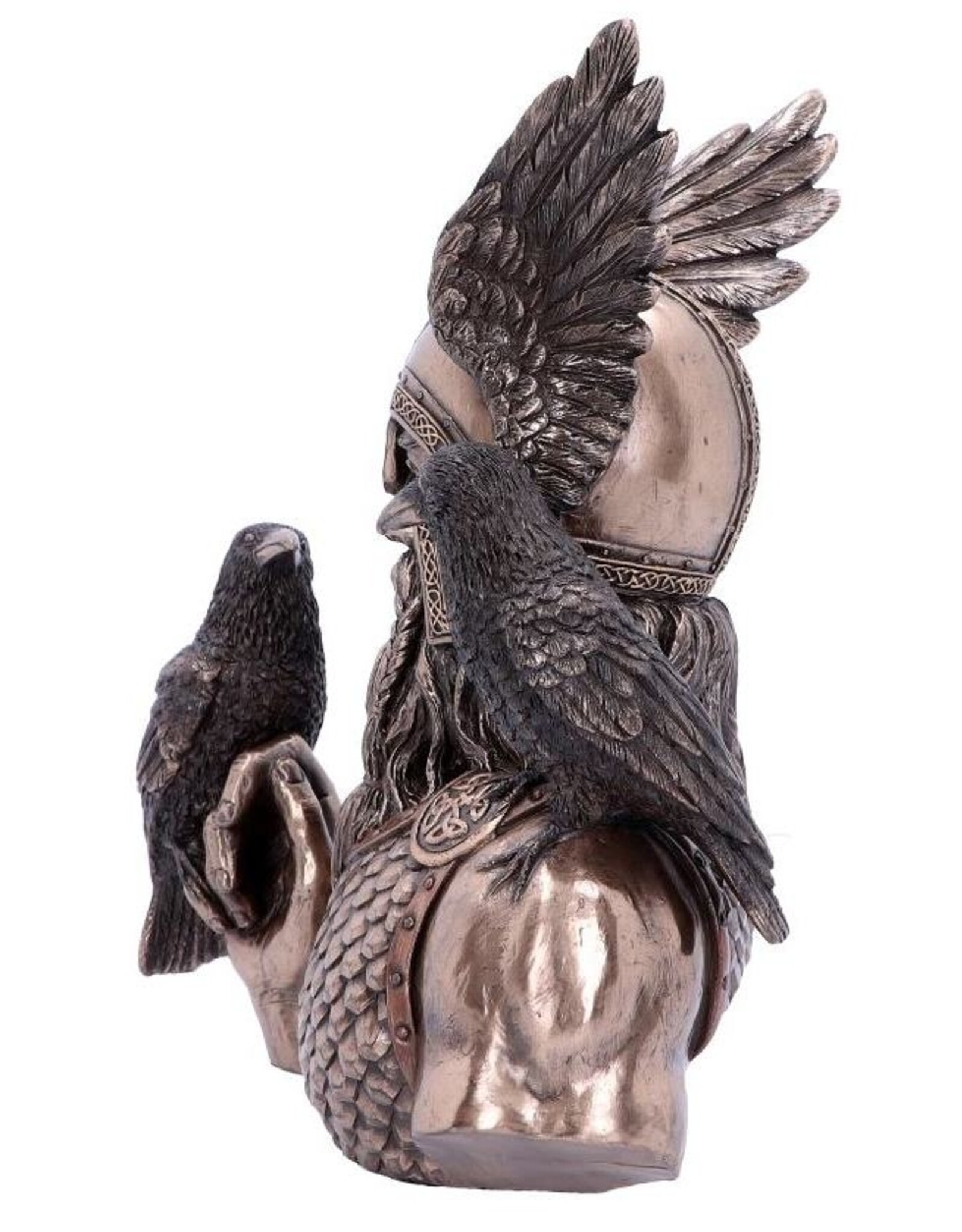 Veronese Design Giftware Figurines Collectables - Odin's Messengers - Odin bust 23cm