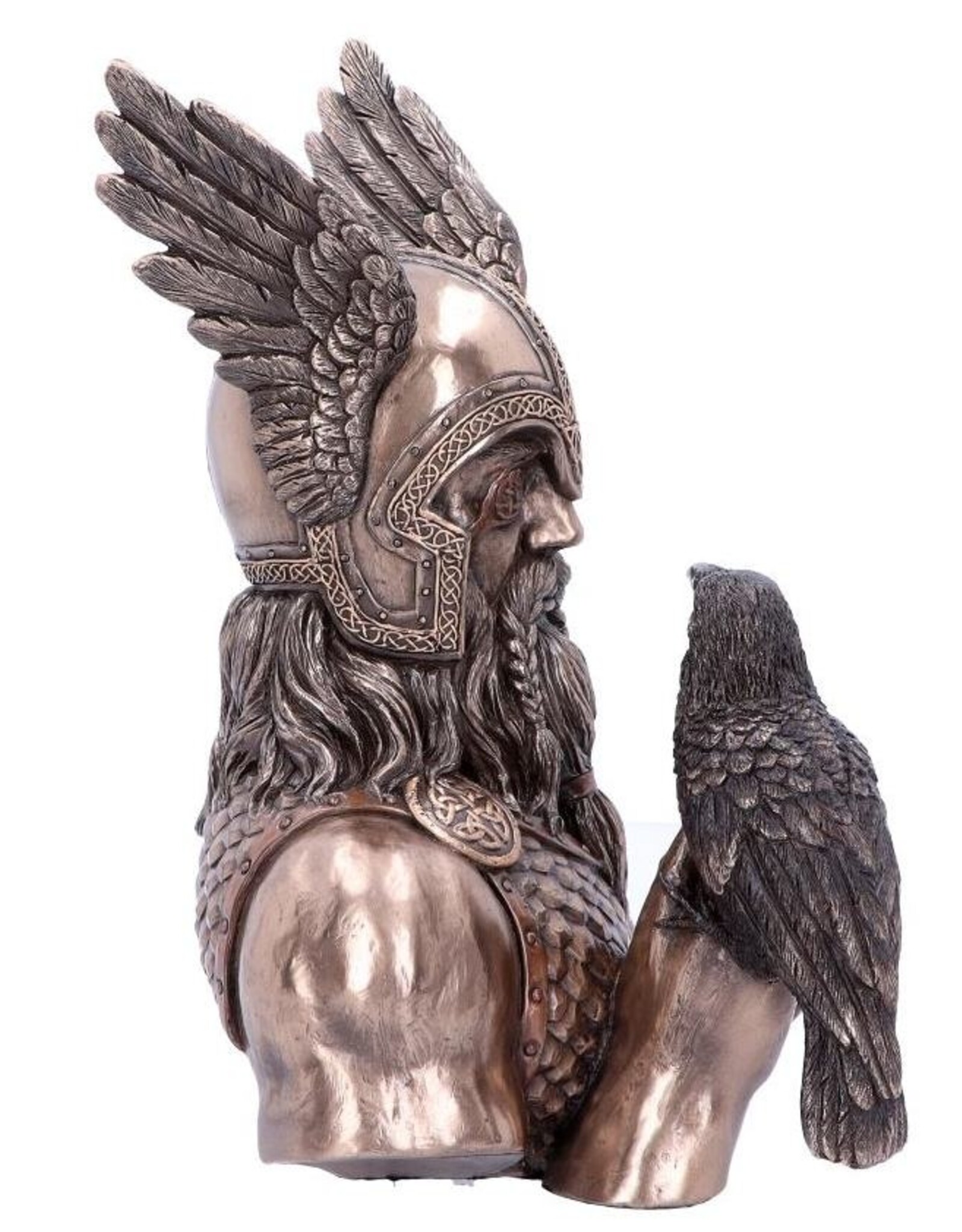 Veronese Design Giftware Beelden Collectables  - Odins Messengers - Odin buste 23cm