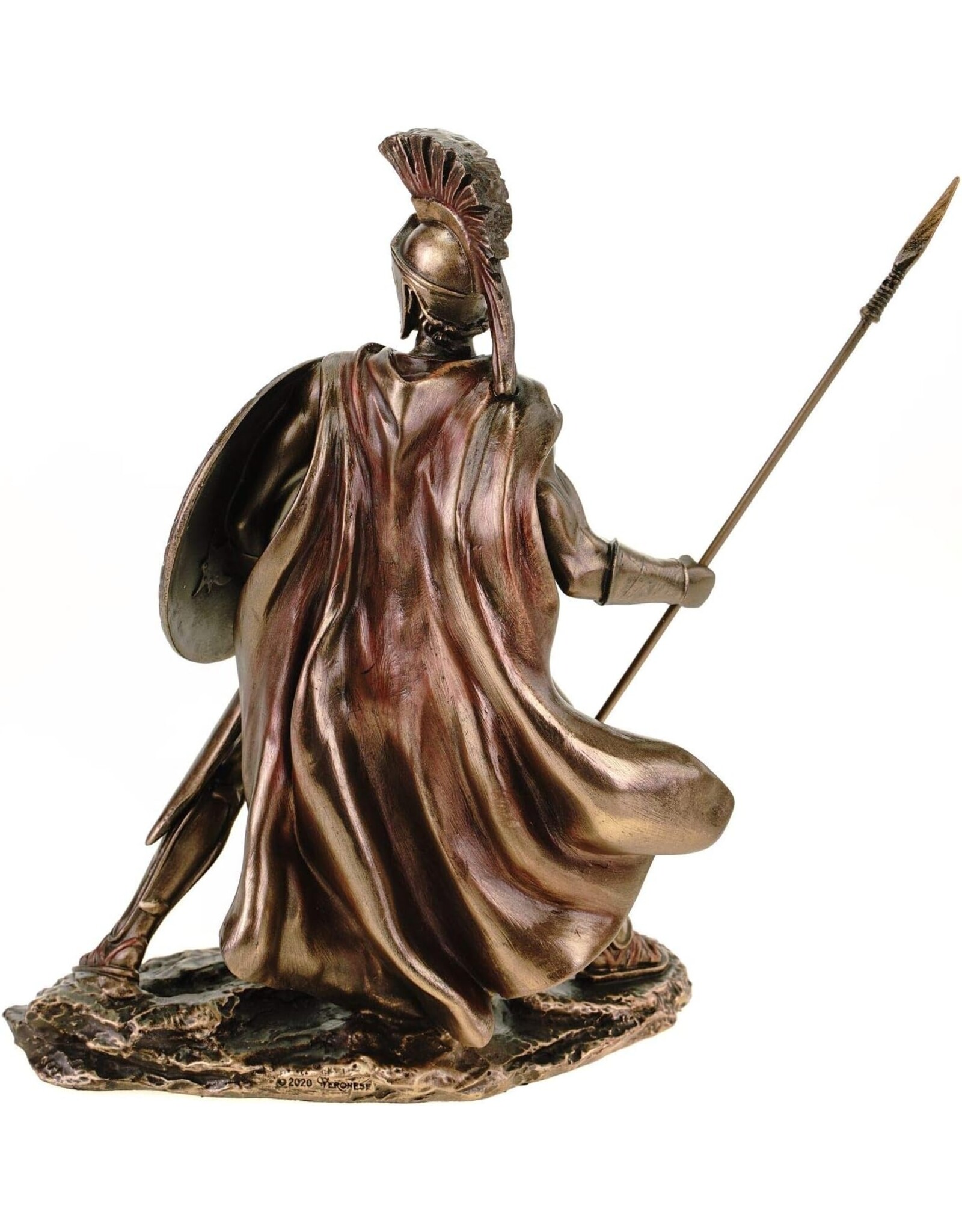 Veronese Design Giftware Figurines Collectables -  Leonidas Holding a Spear statue Veronese Design