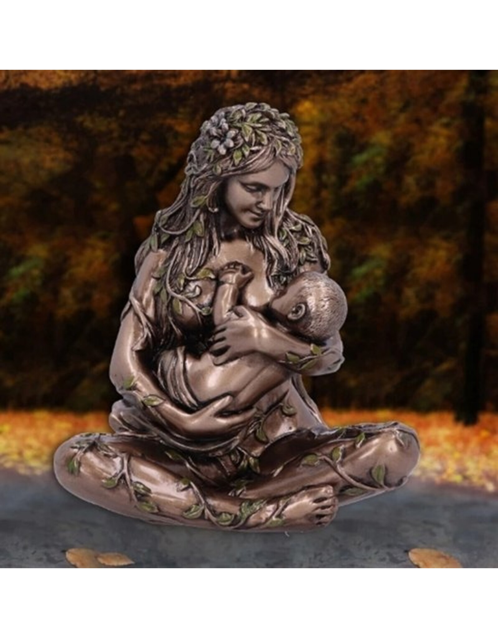 Veronese Design Giftware & Lifestyle - Moeder Aarde Gaia met Baby op Haar Borst