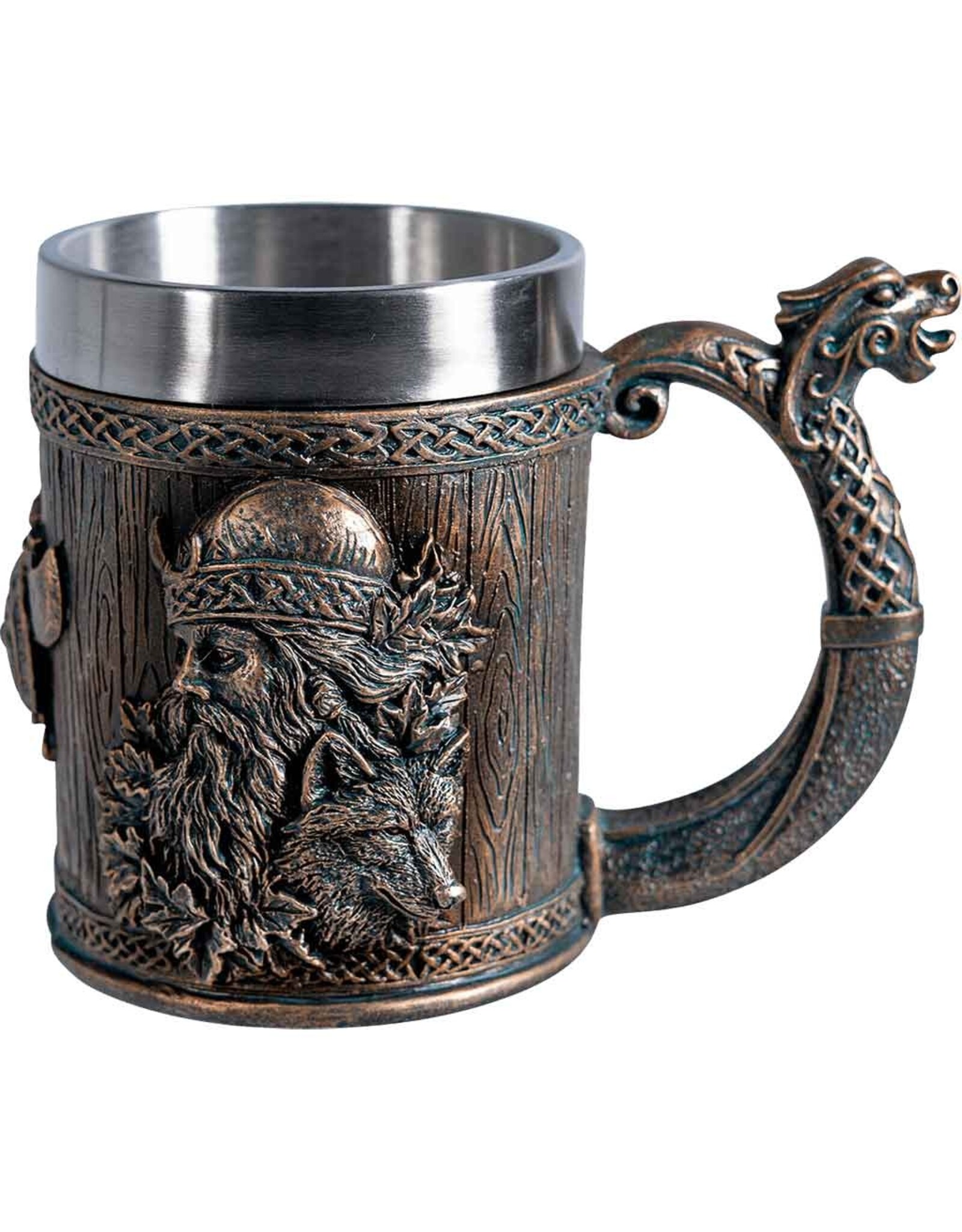 VG Drinkware - Viking jug with a Viking head and crossed axes