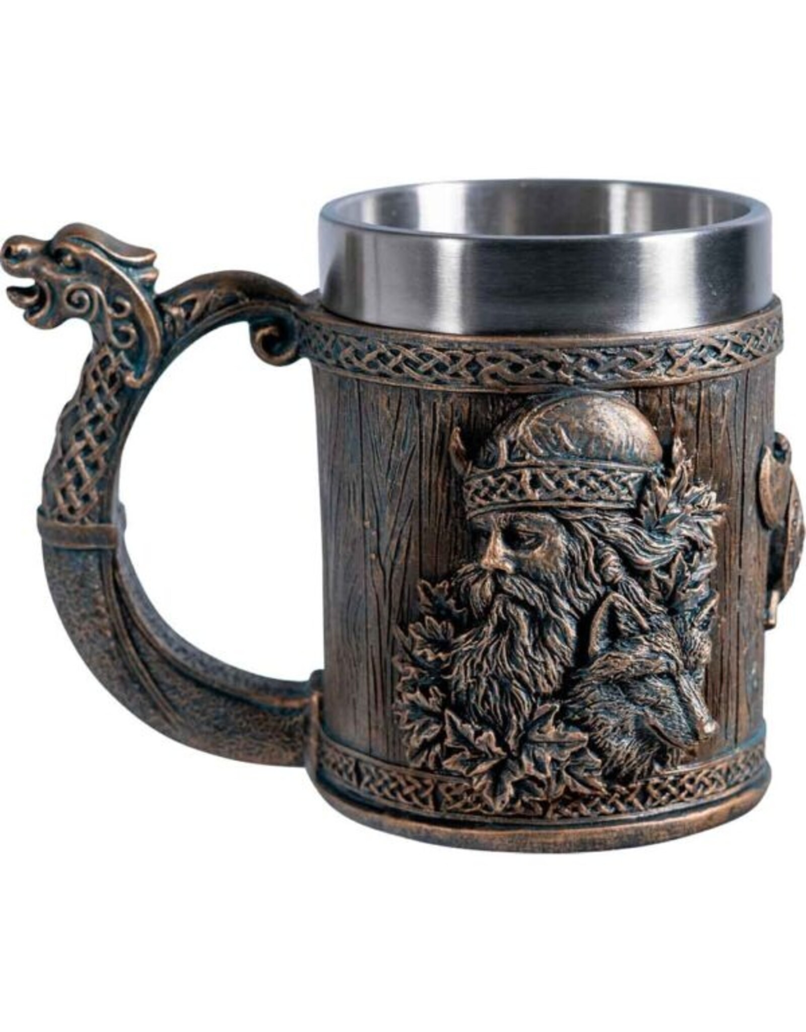 VG Drinkware - Viking jug with a Viking head and crossed axes