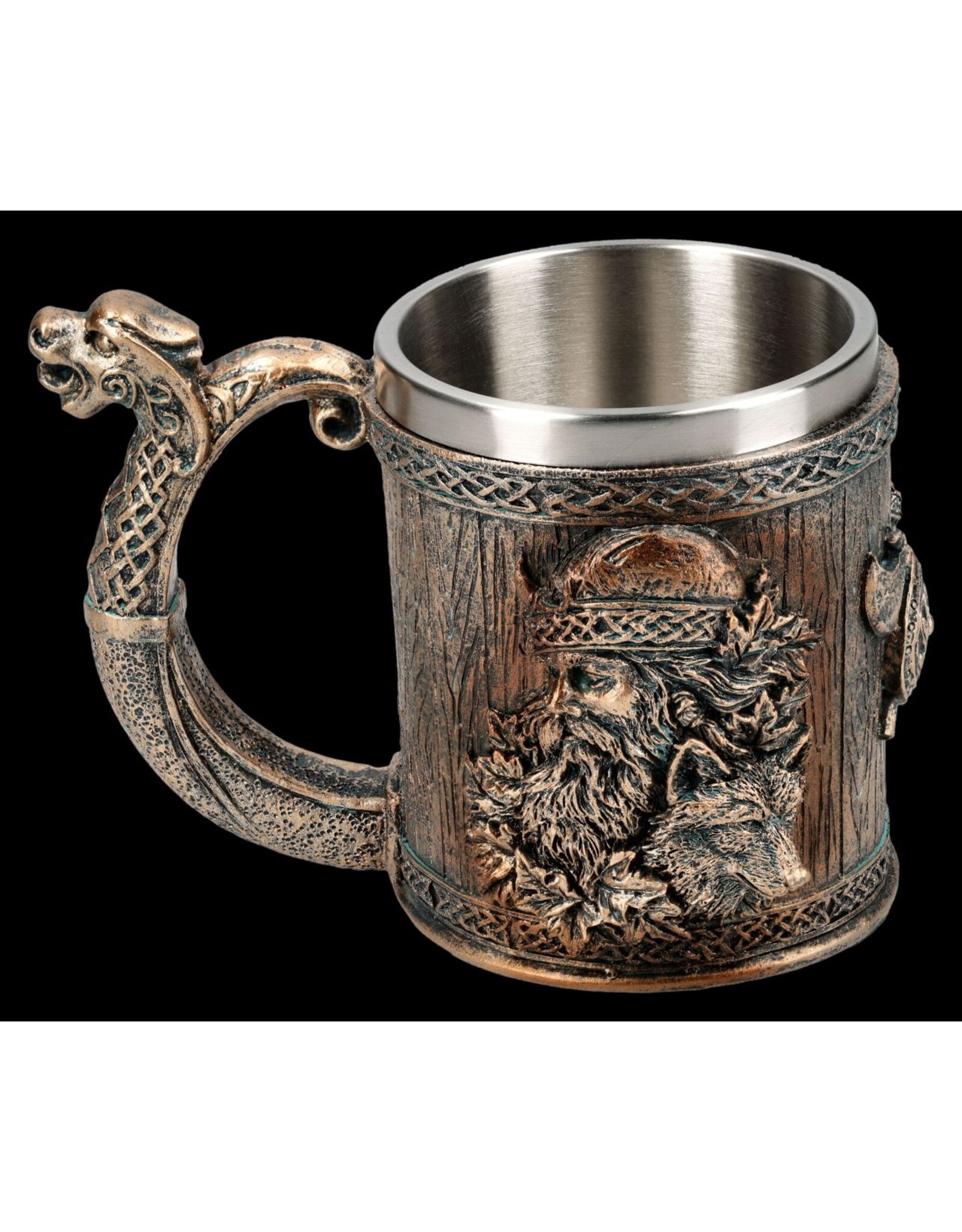 VG Drinkware - Viking jug with a Viking head and crossed axes