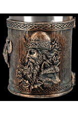 VG Drinkware - Vikingkroes met Vikinghoofd en gekruiste aksen