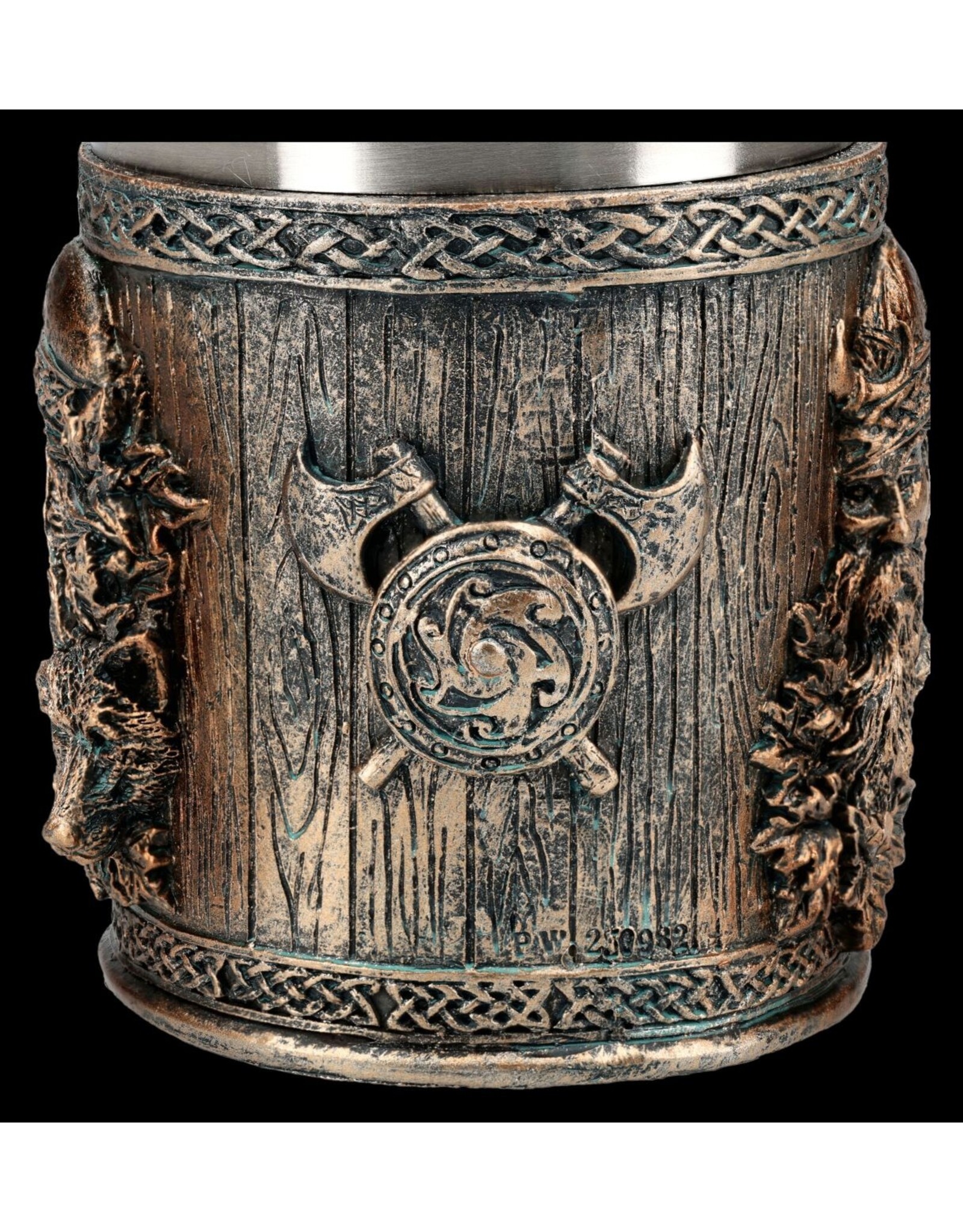 VG Drinkware - Viking jug with a Viking head and crossed axes