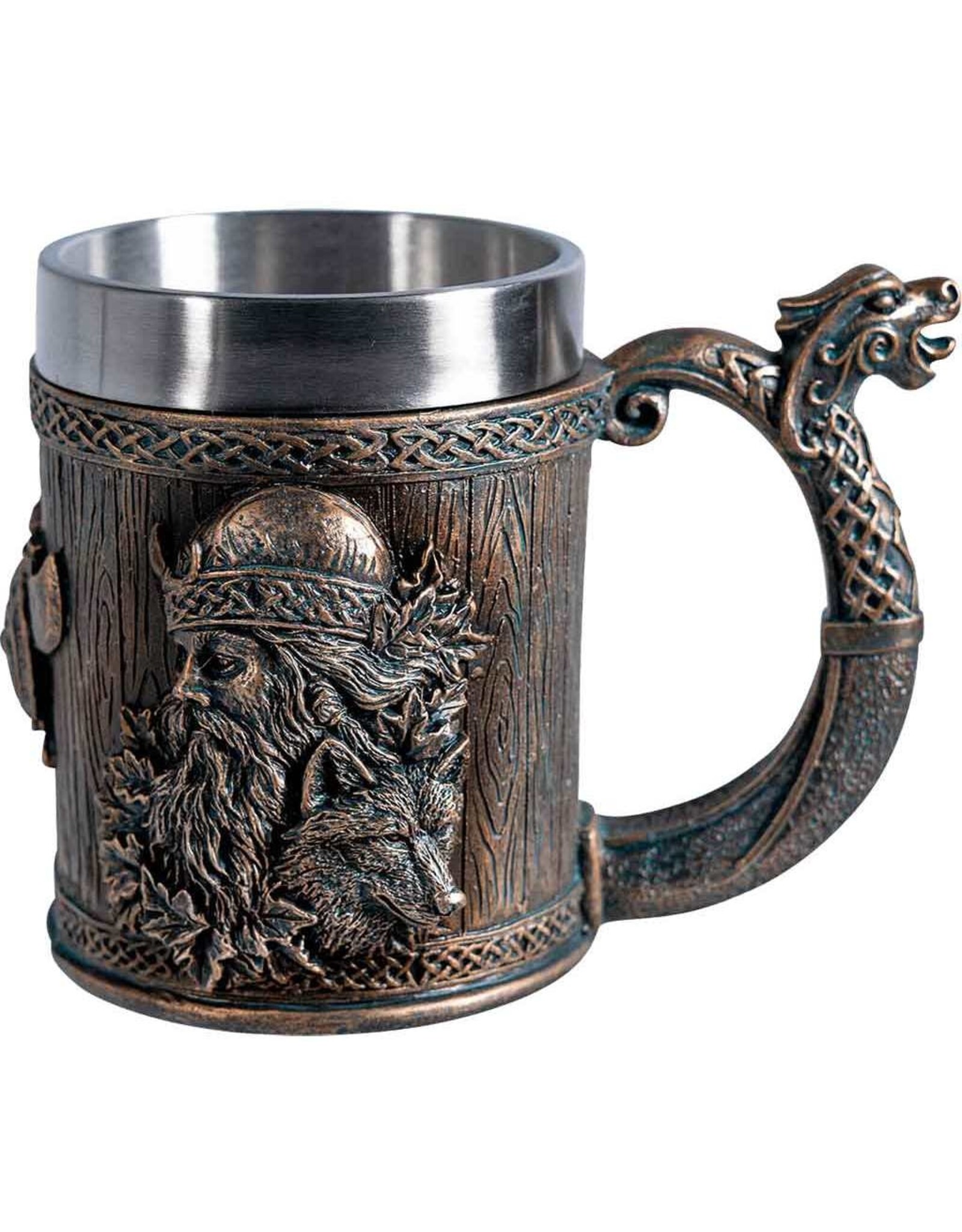 VG Drinkware - Viking jug with a Viking head and crossed axes