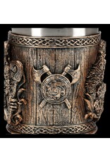 VG Drinkware - Viking jug Viking with Wolf