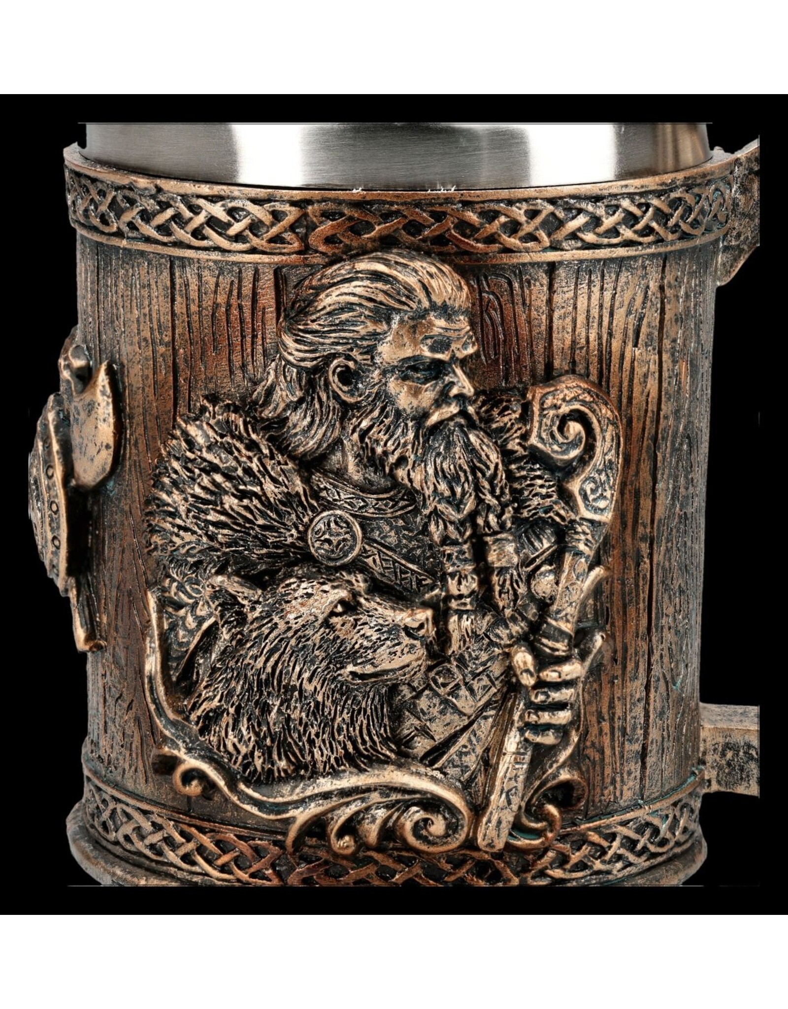 VG Drinkware - Viking Mok Viking met Wolf