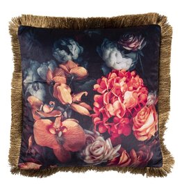 C&E Sierkussen Orchidee, Rozen en Hortensia 45x45 cm