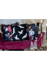 C&E Miscellaneous - Decorative cushion with Orchids, Roses and Hydrangea 45x45 cm